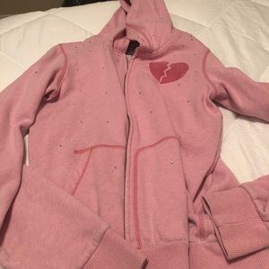 Pink hoodie